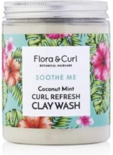 Flora & Curl - Coconut Mint Curl Refresh Clay Wash 8.5oz