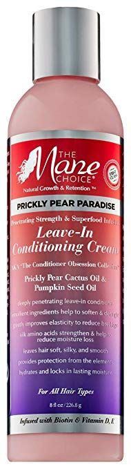 The Mane Choice Prickly Pear Paradise Leave-In Conditioning Cream 8 Oz / 226 Gr