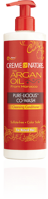Creme of Nature - Argan Oil Pure-Licious Co-Wash 12oz