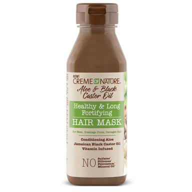 Creme of Nature - Aloe & Black Castor Oil Healthy & Long Fortifying Hair Mask 12oz