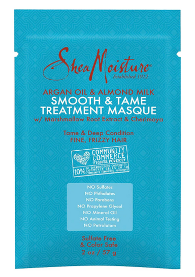 Shea Moisture - Argan Oil & Almond Milk Smooth & Tame Treatment Masque 2oz