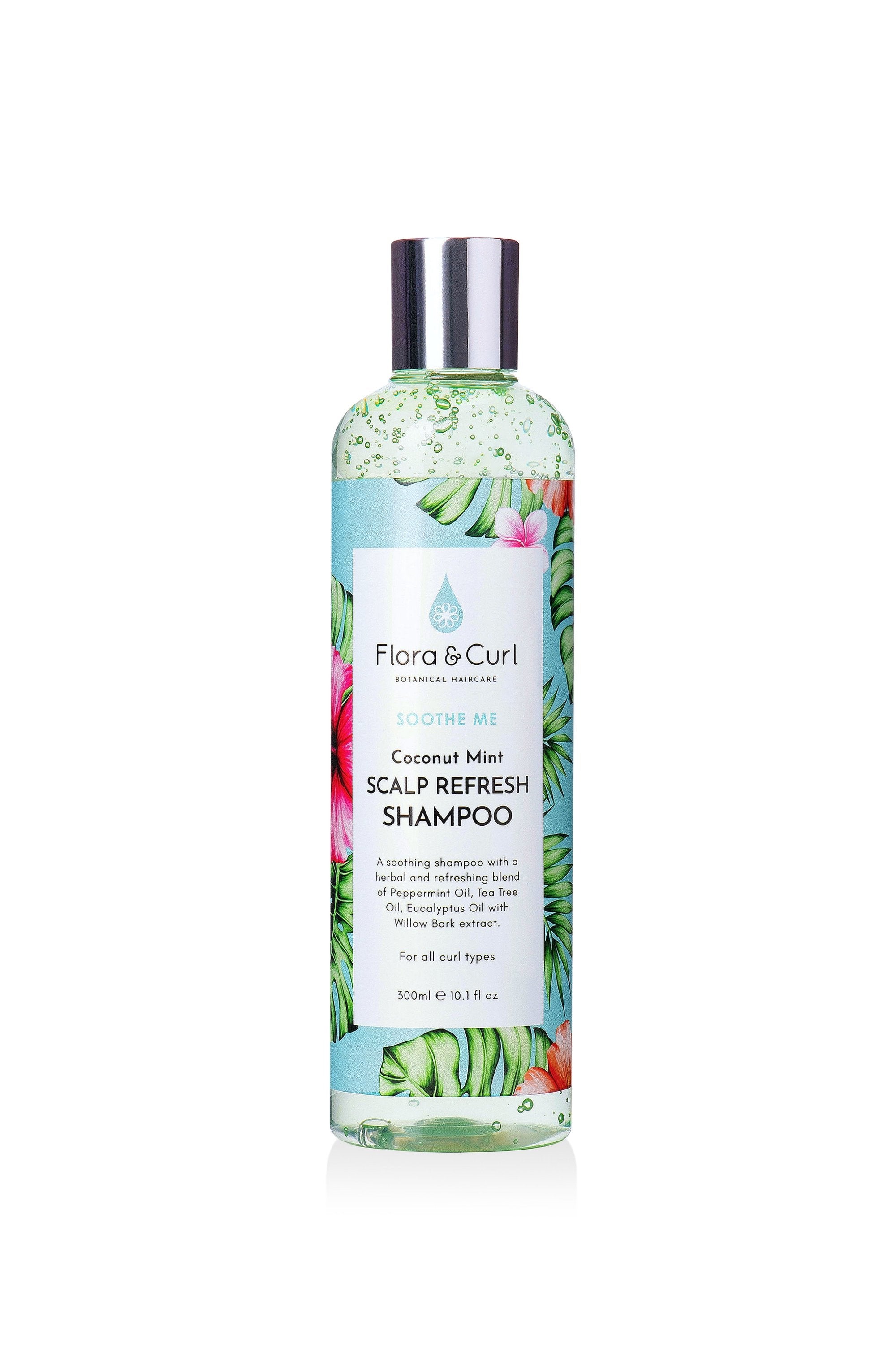 Flora & Curl - Soothe Me Coconut Mint Scalp Refresh Shampoo 300ml
