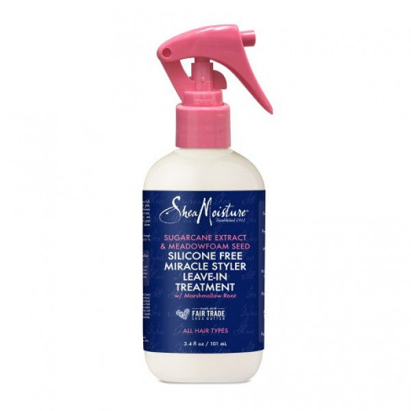 Shea Moisture - Sugarcane Extract & Meadowfoam Seed Silicone Free Miracle Styler Leave-In Treatment 101ml