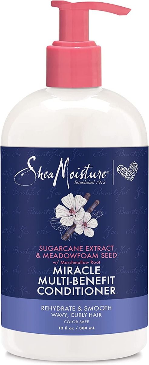 Shea Moisture Sugarcane Extract & Meadowfoam Seed Miracle Conditioner 13oz