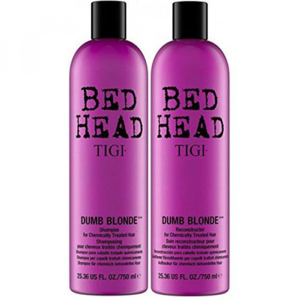 TIGI - Bed Head Dumb Blonde Shampoo & Reconstructor Conditioner Duo Set (25.36oz each)