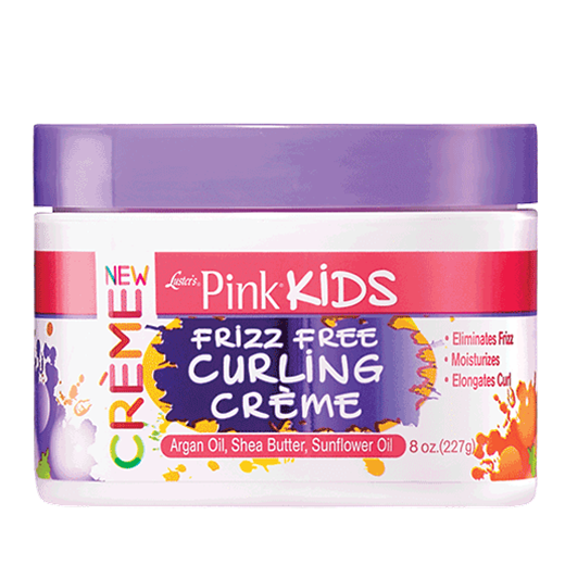 Pink - Kids Frizz Free Curling Creme 8oz