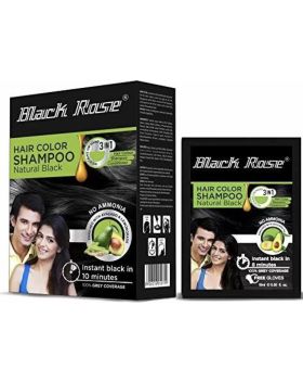 Black Rose Hair Shampoo (Natural Black) (1 Box)