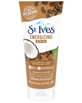 ST. Ives Fresh Energizing Coconut & Coffee Scrub 6.oz